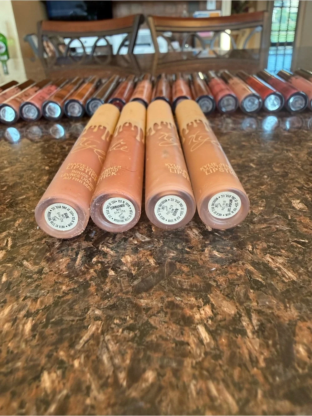 Kylie Cosmetics Lip Kit Set - Assorted Nude to Pink Liquid Lipsticks